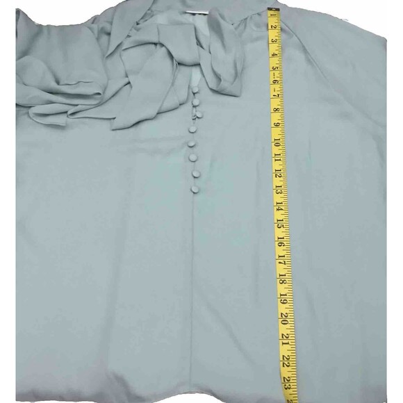 Eva Mendes Women’s Blouse Mint Green Color Size XL - Picture 5 of 11